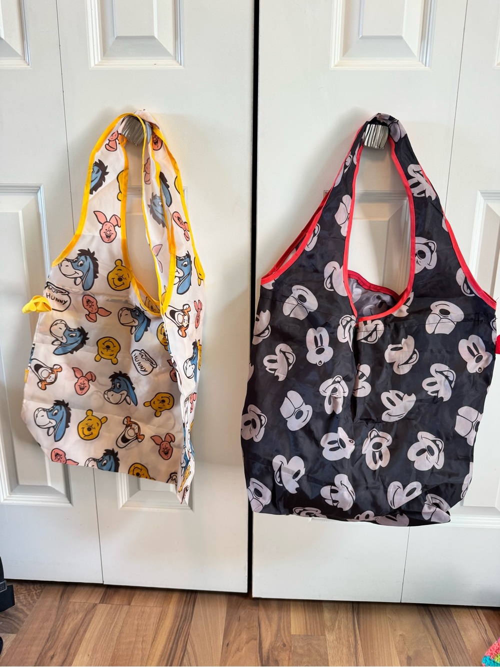 Disney Reusable Tote Bag Set - Character Print